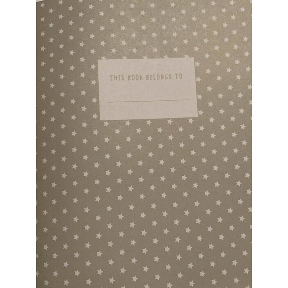 Kate & Milo Gray NEUTRAL Baby's First Year Memory Book Baby Milestones Boy Girl - Picture 3 of 9